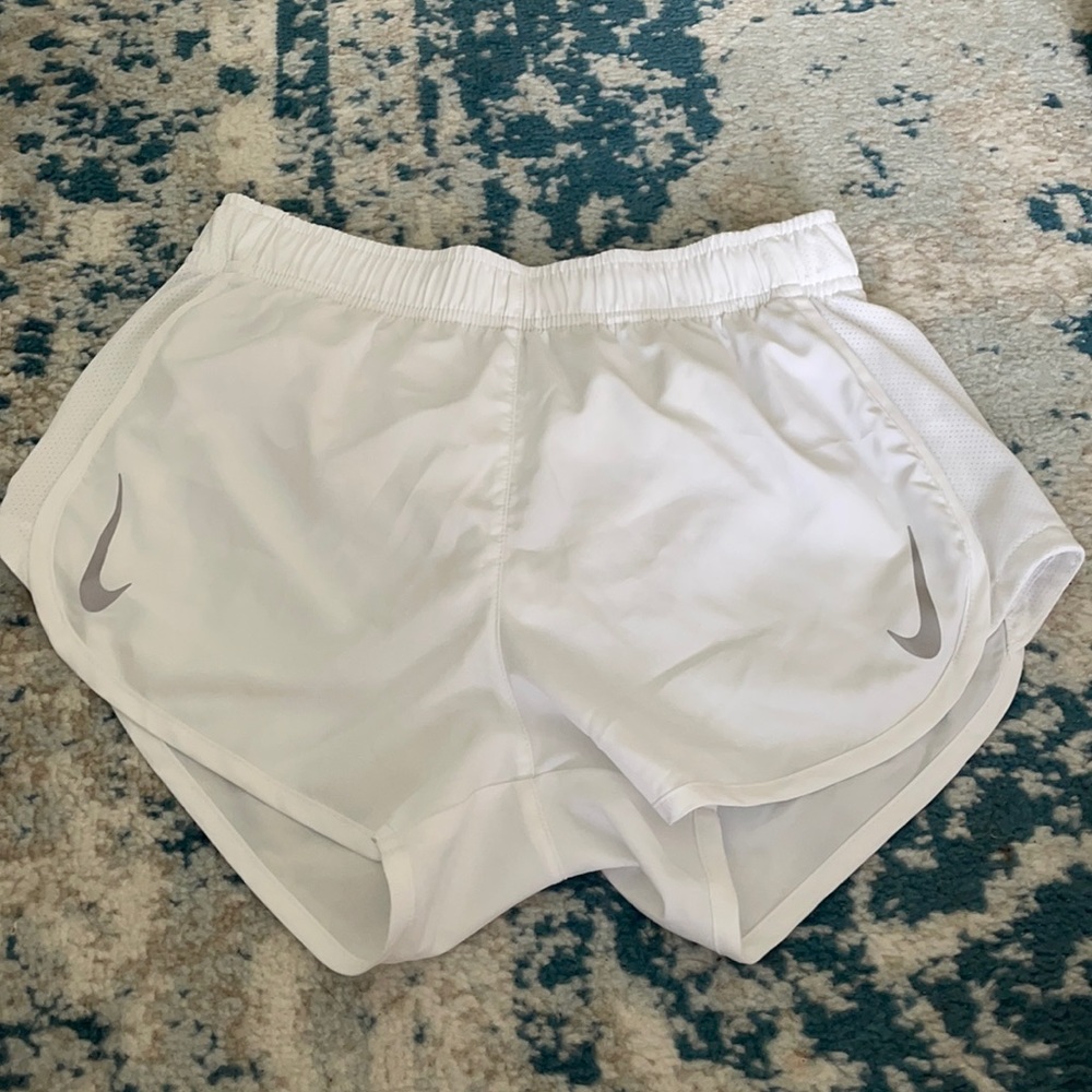 White Nike shorts. NEVER WORN